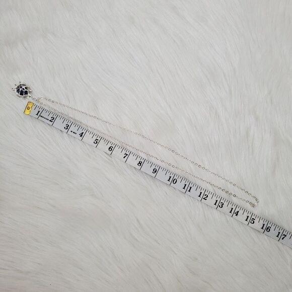 Aromatherapy necklace turtle shape with natural lava rock stone - Picture 10 of 11